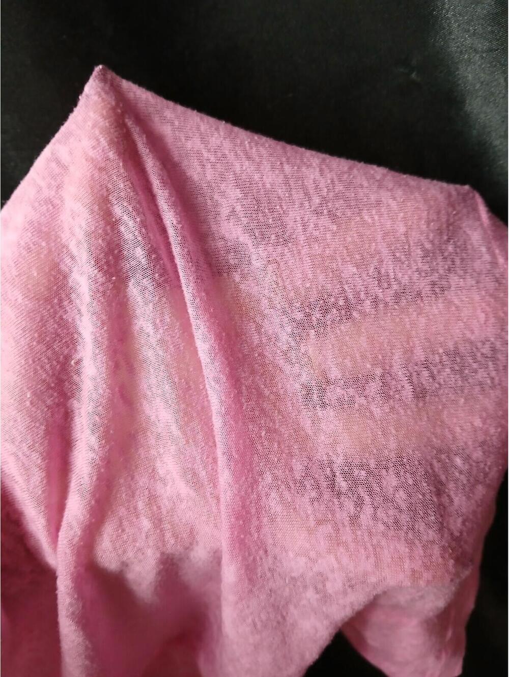 Vintage PINK Victoria's Secret Burnout Tee Size XS Y2K McBling 2007 E/44 - Picture 4 of 6